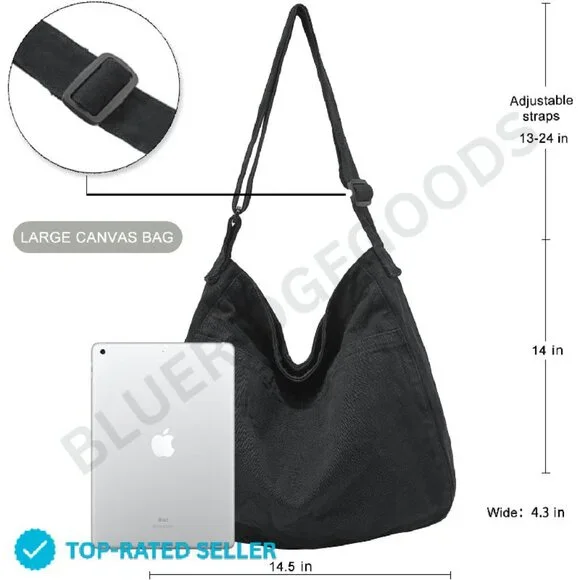 Brand New DAINAOTM Tote Black Casual Bag - Picture 2 of 4